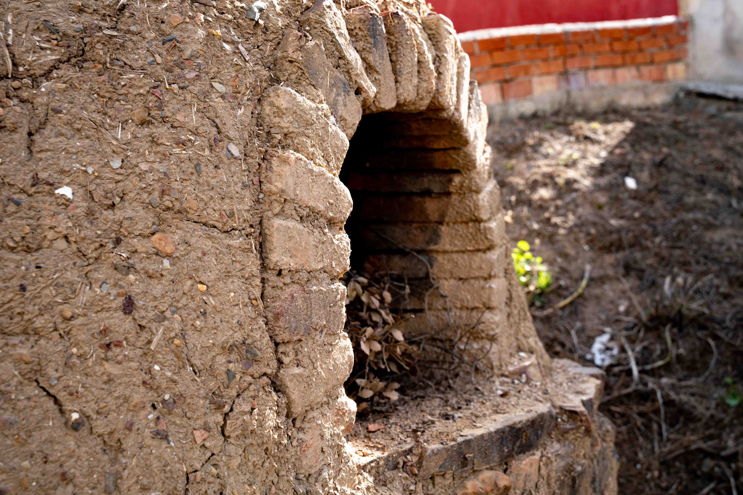 Plano detallado del horno de leña tradicional de El Hoyo, imagen realizada por Ikonox.