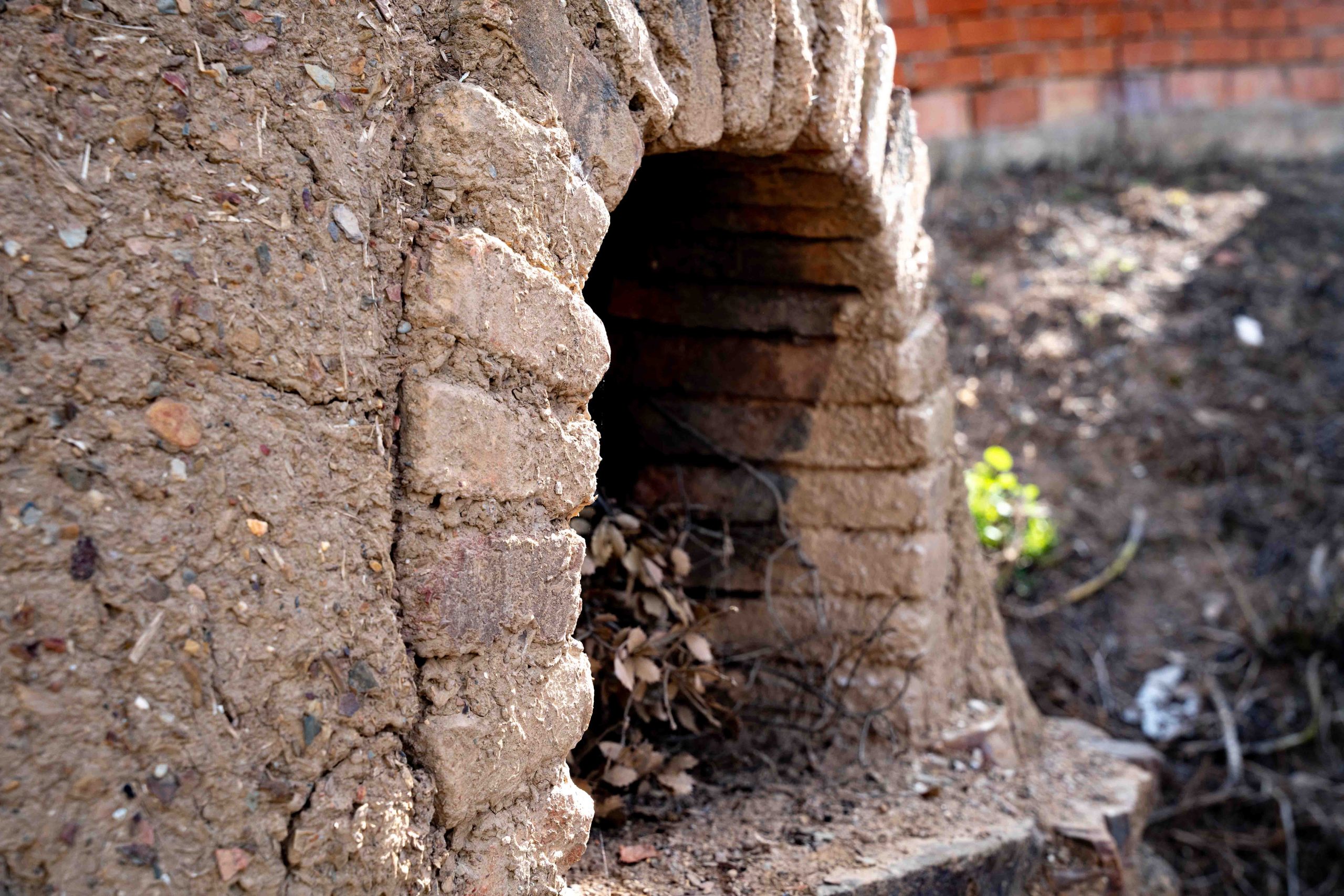 Plano detallado del horno de leña tradicional de El Hoyo, imagen realizada por Ikonox.